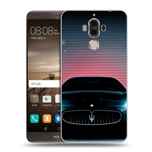 Дизайнерский пластиковый чехол для Huawei Mate 9 Maserati