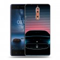 Дизайнерский пластиковый чехол для Nokia 8 Maserati