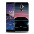 Дизайнерский пластиковый чехол для Nokia 7 Plus Maserati