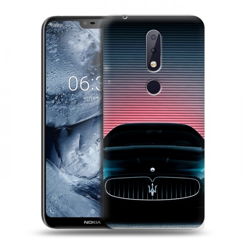 Дизайнерский силиконовый чехол для Nokia 6.1 Plus Maserati