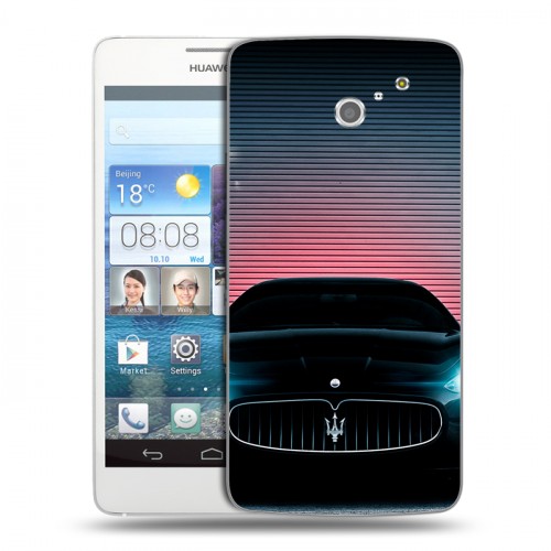 Дизайнерский пластиковый чехол для Huawei Ascend D2 Maserati