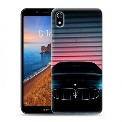 Дизайнерский силиконовый чехол для Xiaomi RedMi 7A Maserati