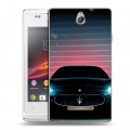 Дизайнерский пластиковый чехол для Sony Xperia E Maserati