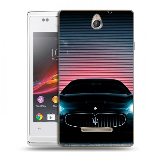 Дизайнерский пластиковый чехол для Sony Xperia E Maserati