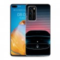 Дизайнерский пластиковый чехол для Huawei P40 Maserati