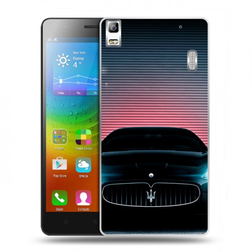 Дизайнерский пластиковый чехол для Lenovo A7000 Maserati