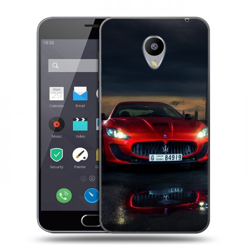 Дизайнерский пластиковый чехол для Meizu M2 Note Maserati