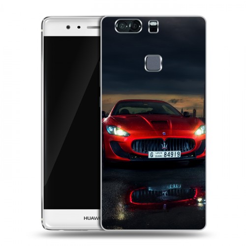 Дизайнерский пластиковый чехол для Huawei P9 Plus Maserati