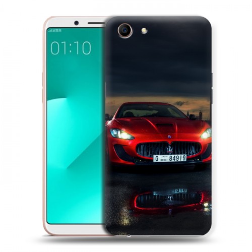 Дизайнерский пластиковый чехол для OPPO A83 Maserati