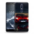 Дизайнерский пластиковый чехол для Nokia 5.1 Maserati