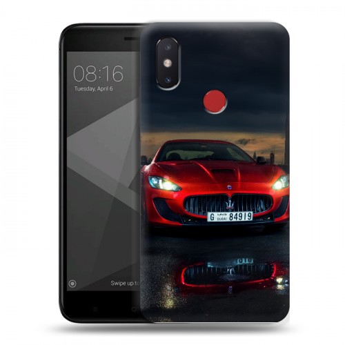 Дизайнерский пластиковый чехол для Xiaomi Mi8 SE Maserati