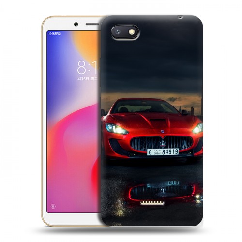 Дизайнерский пластиковый чехол для Xiaomi RedMi 6A Maserati