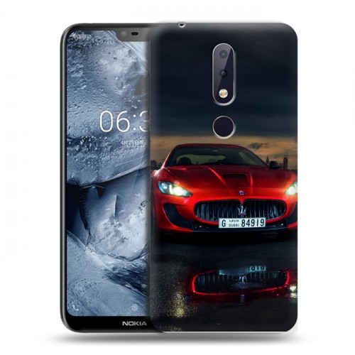 Дизайнерский пластиковый чехол для Nokia 6.1 Plus Maserati