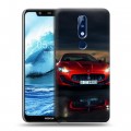 Дизайнерский пластиковый чехол для Nokia 5.1 Plus Maserati