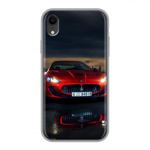 Дизайнерский силиконовый чехол для Iphone Xr Maserati