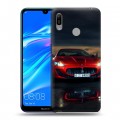 Дизайнерский пластиковый чехол для Huawei Y6 (2019) Maserati