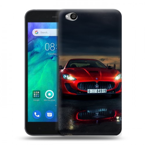 Дизайнерский пластиковый чехол для Xiaomi RedMi Go Maserati