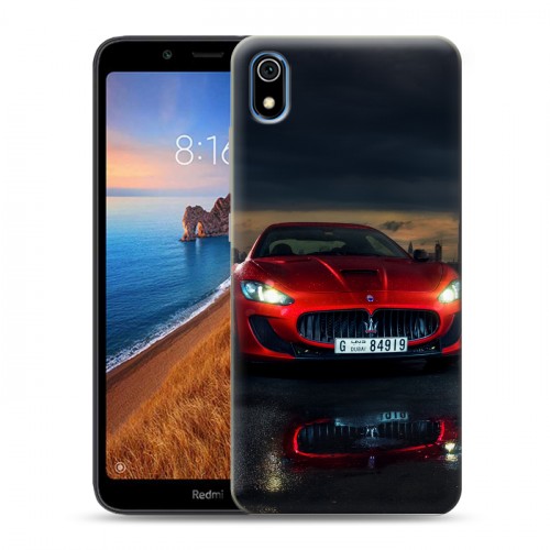 Дизайнерский силиконовый чехол для Xiaomi RedMi 7A Maserati