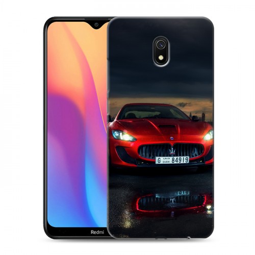 Дизайнерский силиконовый с усиленными углами чехол для Xiaomi RedMi 8A Maserati