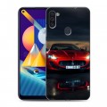 Дизайнерский пластиковый чехол для Samsung Galaxy M11 Maserati