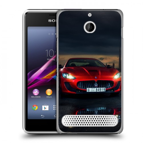 Дизайнерский силиконовый чехол для Sony Xperia E1 Maserati