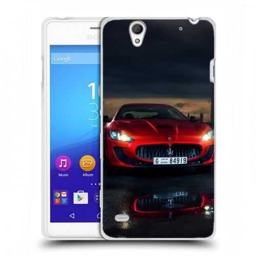 Дизайнерский пластиковый чехол для Sony Xperia C4 Maserati