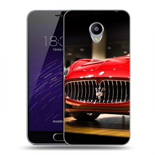 Дизайнерский силиконовый чехол для Meizu M3s Mini Maserati