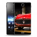 Дизайнерский пластиковый чехол для Sony Xperia TX Maserati