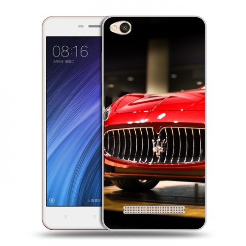 Дизайнерский силиконовый чехол для Xiaomi RedMi 4A Maserati