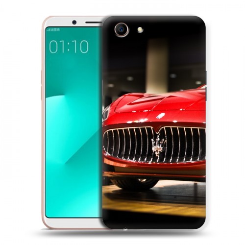 Дизайнерский пластиковый чехол для OPPO A83 Maserati