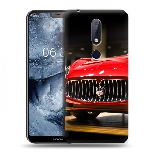 Дизайнерский пластиковый чехол для Nokia 6.1 Plus Maserati