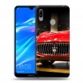 Дизайнерский пластиковый чехол для Huawei Y6 (2019) Maserati