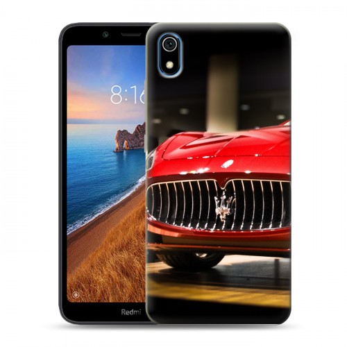 Дизайнерский силиконовый чехол для Xiaomi RedMi 7A Maserati