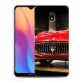 Дизайнерский силиконовый с усиленными углами чехол для Xiaomi RedMi 8A Maserati