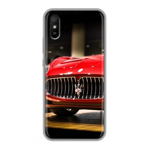 Дизайнерский силиконовый чехол для Xiaomi RedMi 9A Maserati