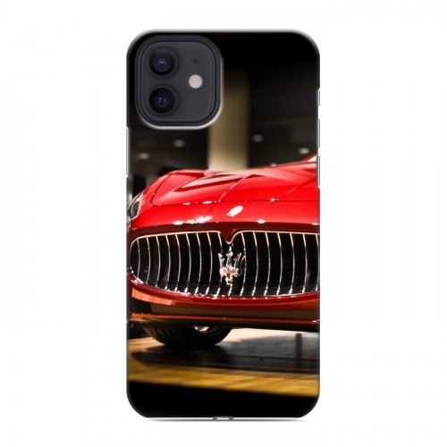 Дизайнерский силиконовый чехол для Iphone 12 Maserati