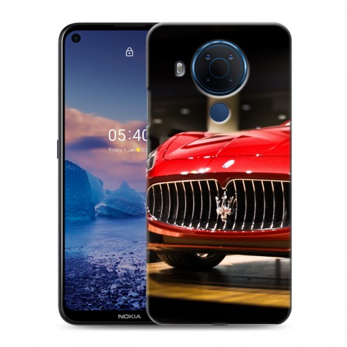 Дизайнерский силиконовый чехол для Nokia 5.4 Maserati