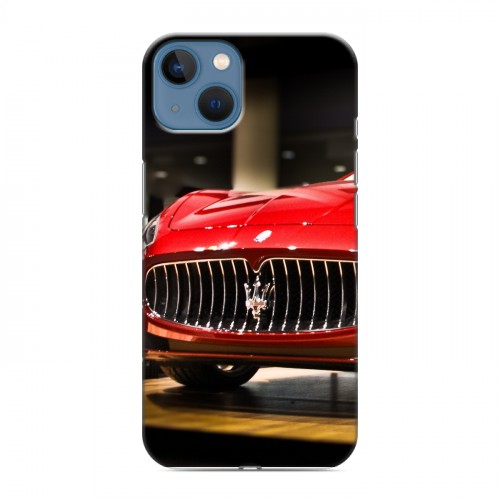 Дизайнерский силиконовый чехол для Iphone 13 Maserati