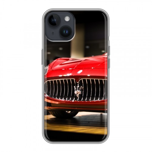 Дизайнерский пластиковый чехол для Iphone 14 Maserati