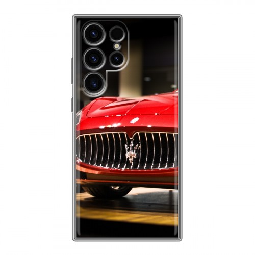 Дизайнерский пластиковый чехол для Samsung Galaxy S24 Ultra Maserati