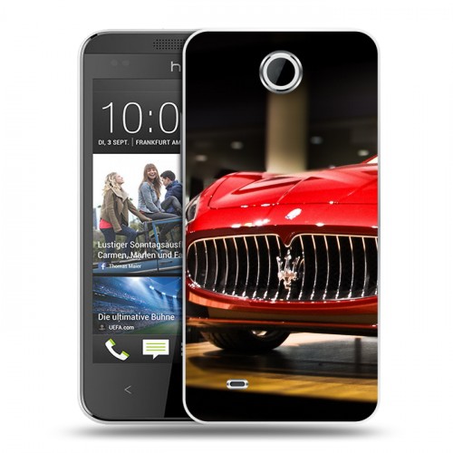 Дизайнерский пластиковый чехол для HTC Desire 300 Maserati