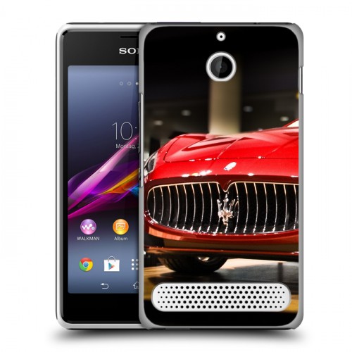 Дизайнерский силиконовый чехол для Sony Xperia E1 Maserati