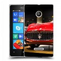 Дизайнерский пластиковый чехол для Microsoft Lumia 435 Maserati