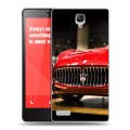 Дизайнерский силиконовый чехол для Xiaomi RedMi Note Maserati