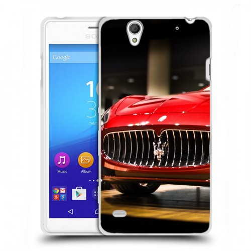 Дизайнерский пластиковый чехол для Sony Xperia C4 Maserati