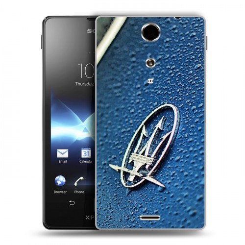 Дизайнерский пластиковый чехол для Sony Xperia TX Maserati