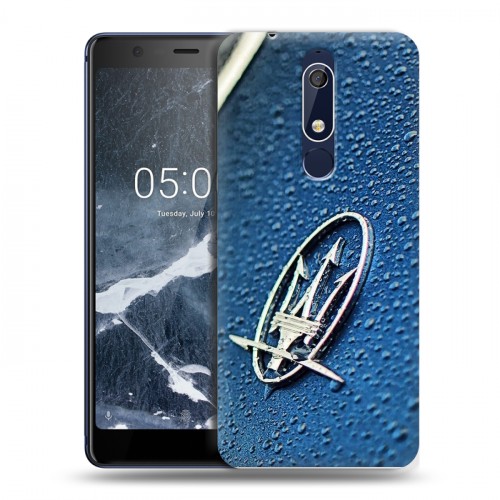 Дизайнерский пластиковый чехол для Nokia 5.1 Maserati