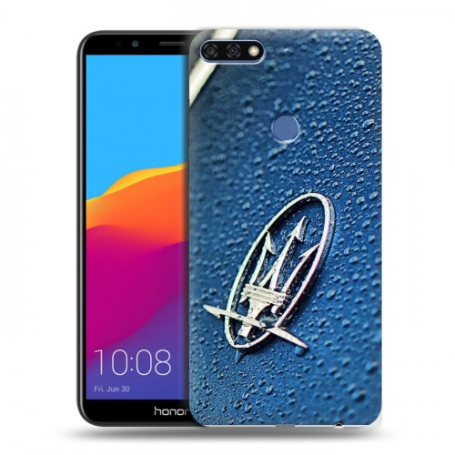 Дизайнерский пластиковый чехол для Huawei Honor 7C Pro Maserati