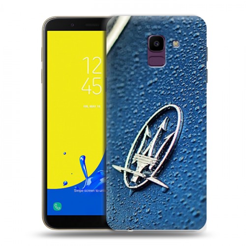 Дизайнерский пластиковый чехол для Samsung Galaxy J6 Maserati