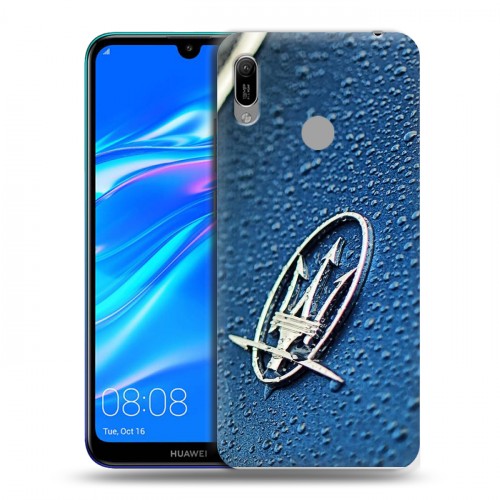 Дизайнерский пластиковый чехол для Huawei Y6 (2019) Maserati